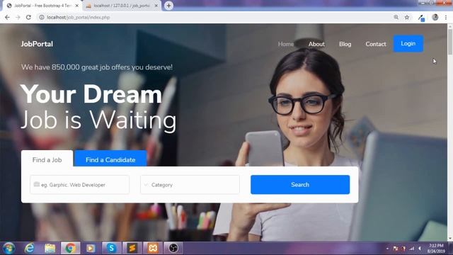 Online Job Portal Project In PHP - Php Project Tutorial (Hindi) - 22 смотреть онлайн
