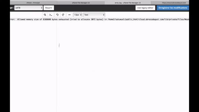 Erreur 500 : Allocation de la mémoire PHP sous cPanel смотреть онлайн