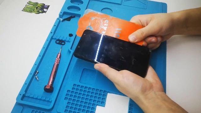 Замена стекла Samsung A6 (2018) | Переклейка дисплея смотреть онлайн