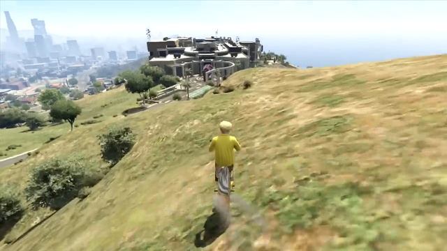GTAV: Moped crash with a surprise смотреть онлайн