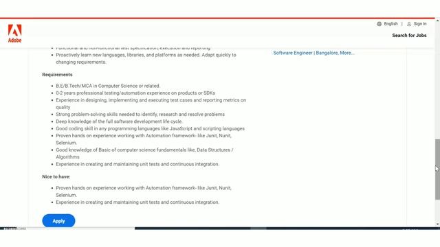 Adobe Freshers Recruitment| Work From Home| No fees| No Age limit смотреть онлайн