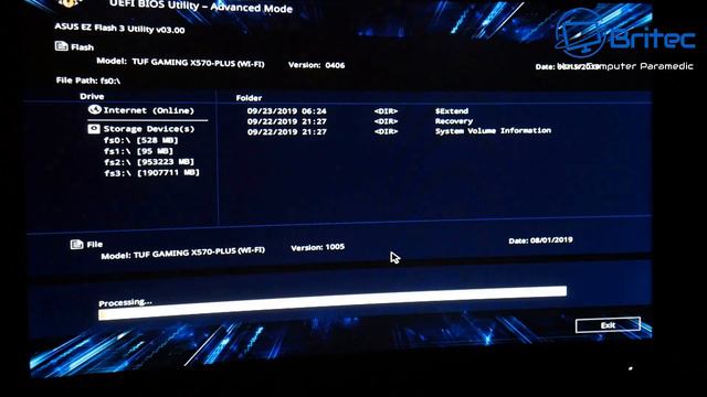 How to Update BIOS on X570 Motherboard смотреть онлайн