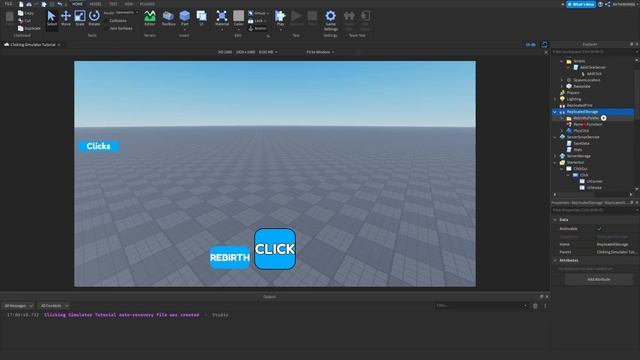 How To MAKE A CLICKING SIMULATOR Part 4 // Roblox Studio смотреть онлайн