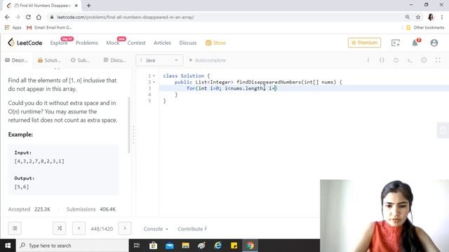 Leetcode 448. Find All Numbers Disappeared in an Array [ Solution + Code Explained] смотреть онлайн