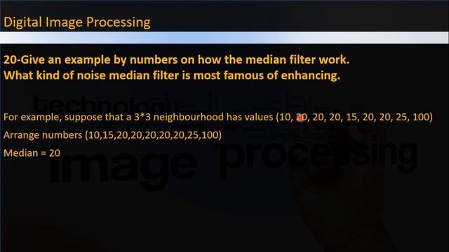 Median filter | DIP بالعربي смотреть онлайн