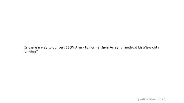 Android : Convert Json Array to normal Java list смотреть онлайн