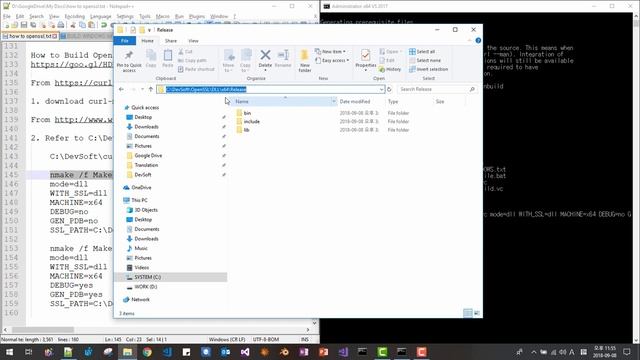 Build cURL with OpenSSL Integrated on Windows using Visual Studio смотреть онлайн