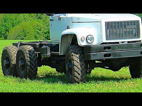 Единственный 3-х осный ГАЗон, новый конкурент КамАЗу или Уралу?! смотреть онлайн