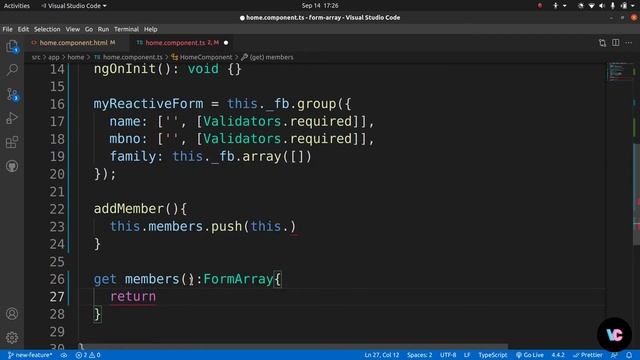 How to Implement FormArray & Display its content in Angular | Viral Coder смотреть онлайн