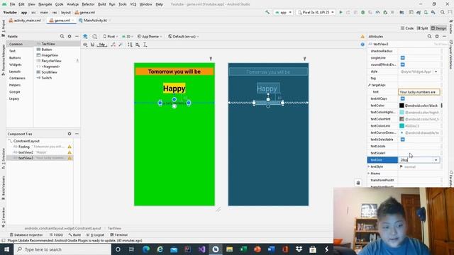 Android Studio 8 Ball Game Tutorial | Part 1 | Layout | Using Kotlin смотреть онлайн