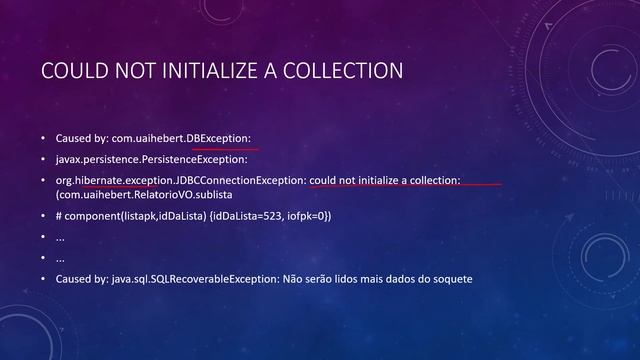 Aula 11 - Trate o erro ‘could not initialize a collection’ смотреть онлайн