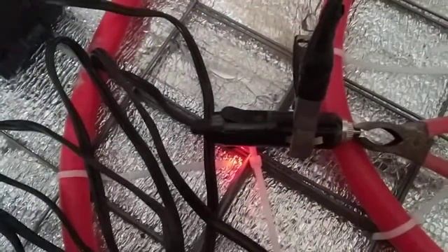 Опрессовка трубы теплого пола автомобильным насосом / Warm Floor