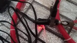 Опрессовка трубы теплого пола автомобильным насосом / warm floor