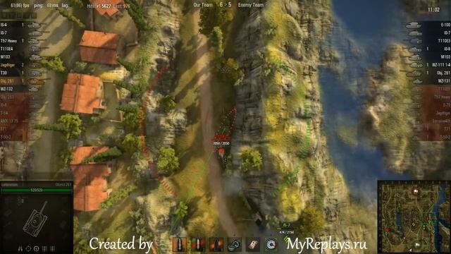 WOT: Monastery - Object 261 - 4 frags смотреть онлайн