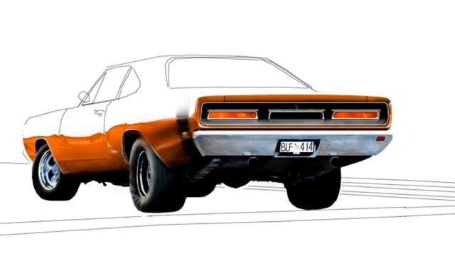 Граффити Вконтакте "Dodge" (Speed art) смотреть онлайн