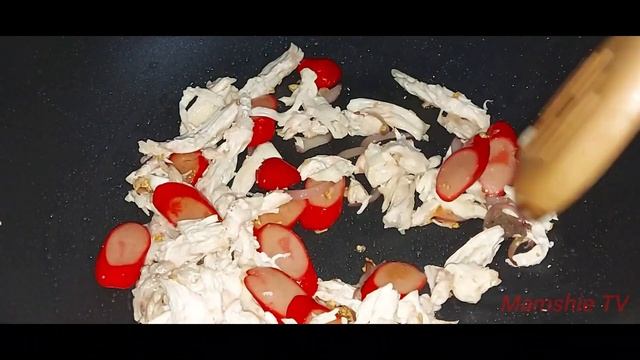 CHICKEN MACARONI SOUP | CHICKEN SOPAS | MAMSHIE TV