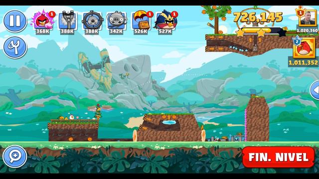 Angry Birds Friends Level 4 Tournament 1288 Highscore POWER-UP walkthrough смотреть онлайн