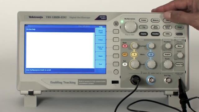 Demo chức năng FFT với máy hiện sóng Tektronix TBS1000B and TBS1000B EDU Series смотреть онлайн