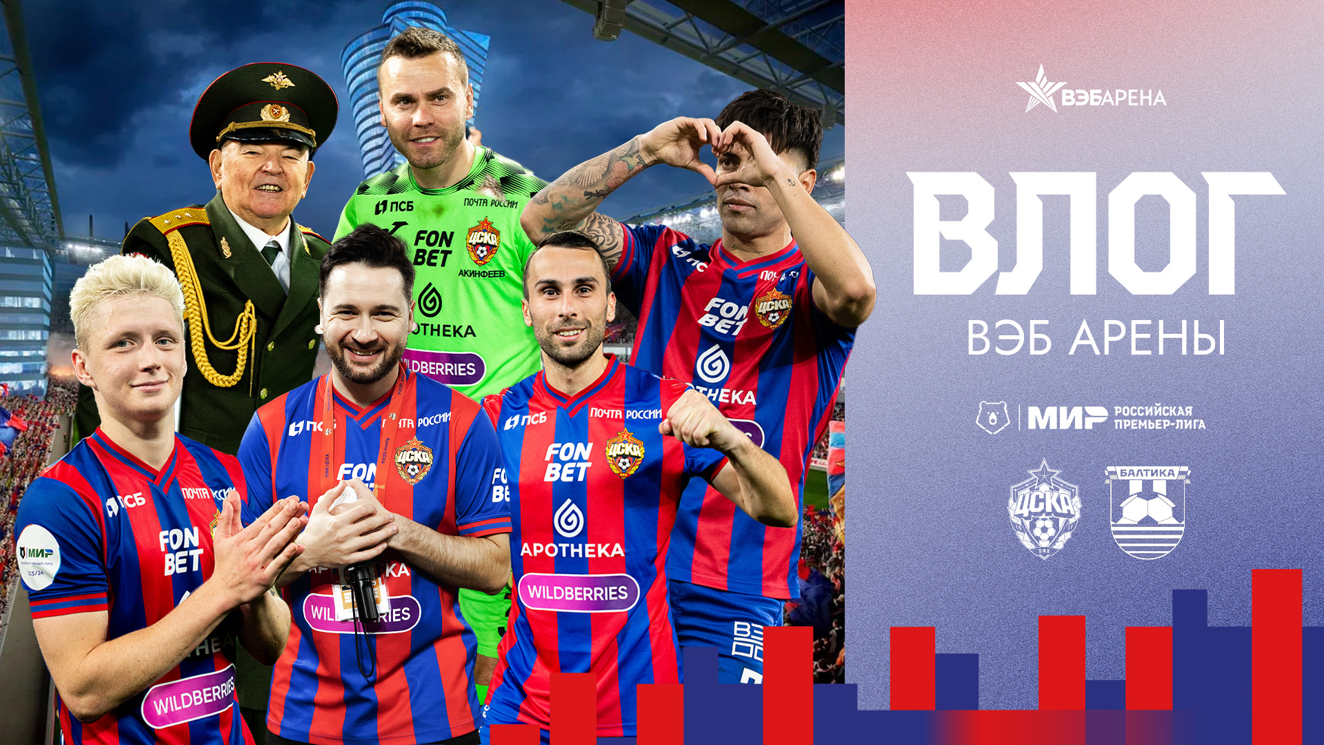 ВЛОГ ВЭБ АРЕНЫ. ПФК ЦСКА - Балтика. Мухин, Гайич, Бистрович смотреть онлайн