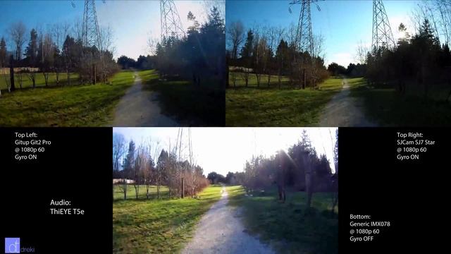 SJCam SJ7 Star vs Git2 Pro (Gyro Stabilization Comparison) смотреть онлайн