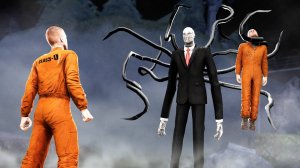 СЛЕНДЕРМЕН ОХОТИТСЯ НА НАС! ОПАСНЫЙ МОНСТР ПРОТИВ ЛЮДЕЙ! ВЫЖИТЬ В ЛЕСУ СО СЛЕНДЕРОМ В Garry`s Mod