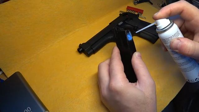 Косяк пневматического пистолета Beretta M-92 на СО2 от фирмы WE смотреть онлайн