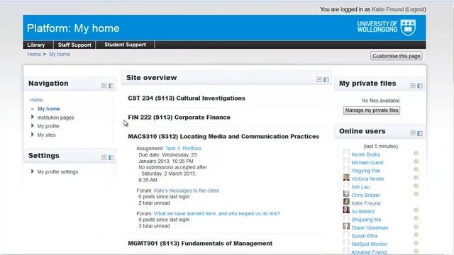 Moodle Basics - How do I navigate in Moodle? смотреть онлайн