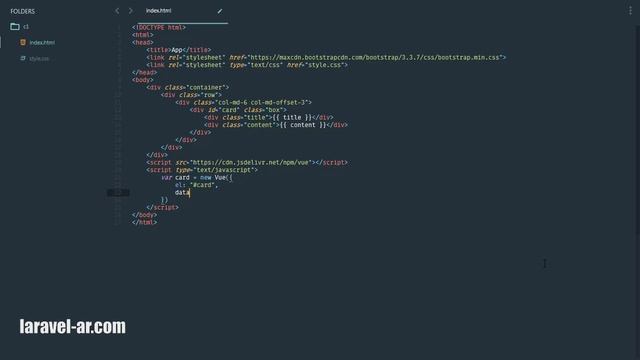 #1 تعلم vue.js - انشاء Component смотреть онлайн