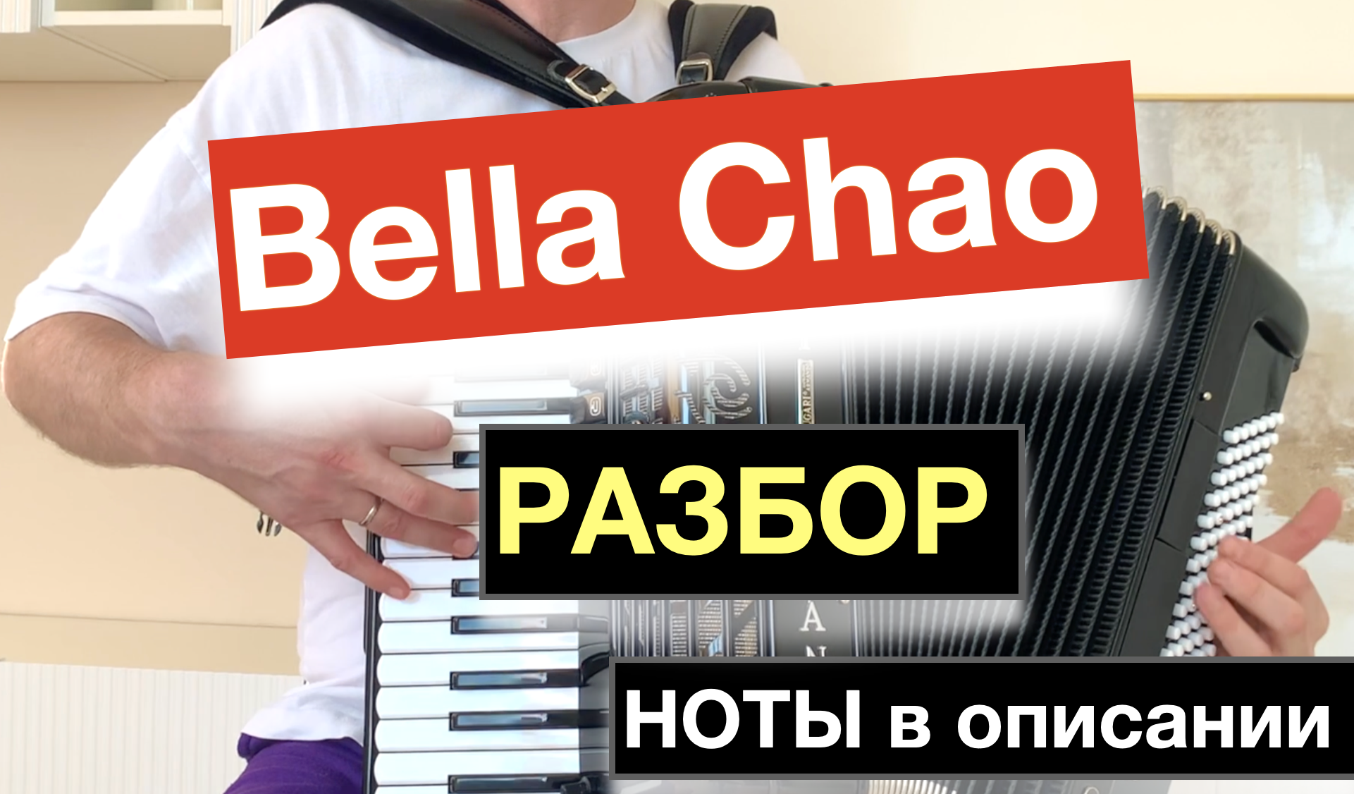 Сыграет каждый Аккордеонист!!! Bella Chao разбор как играть на Аккордеоне - урок аккордеона с нуля смотреть онлайн