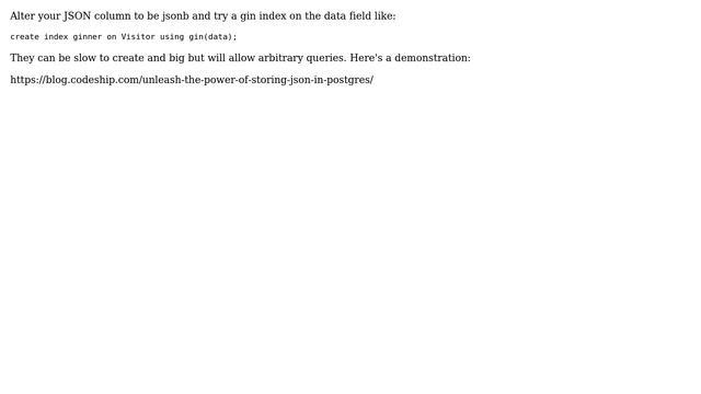 Databases: Index on JSON field with dynamic keys (3 Solutions!!) смотреть онлайн