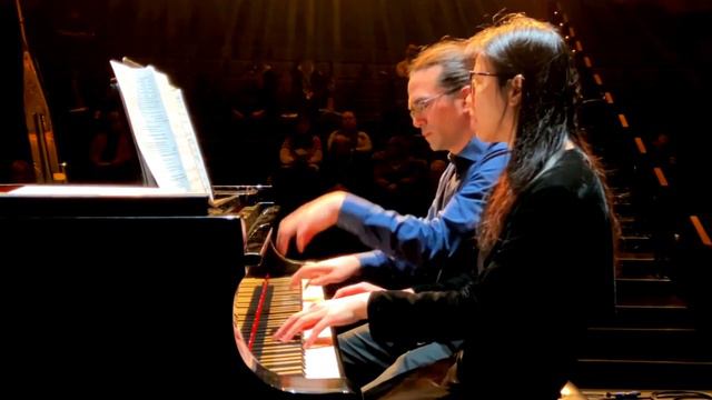 Tchaikovsky Piano Concerto no. 1 (arr. piano 4-hands) 2nd movement смотреть онлайн