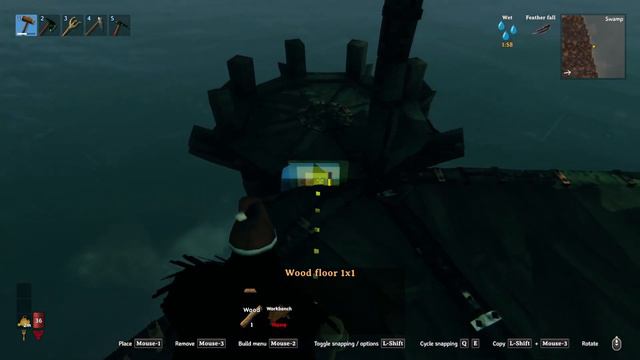 I Built a Hanging Swamp Base in Valheim | Valheim Builds смотреть онлайн