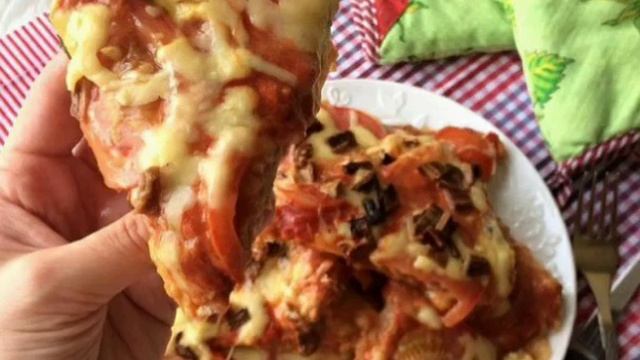 Быстрая ПП-пицца Рецепт приготування в описах смотреть онлайн