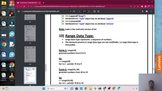 in the python immutable and mutable data type #python language смотреть онлайн