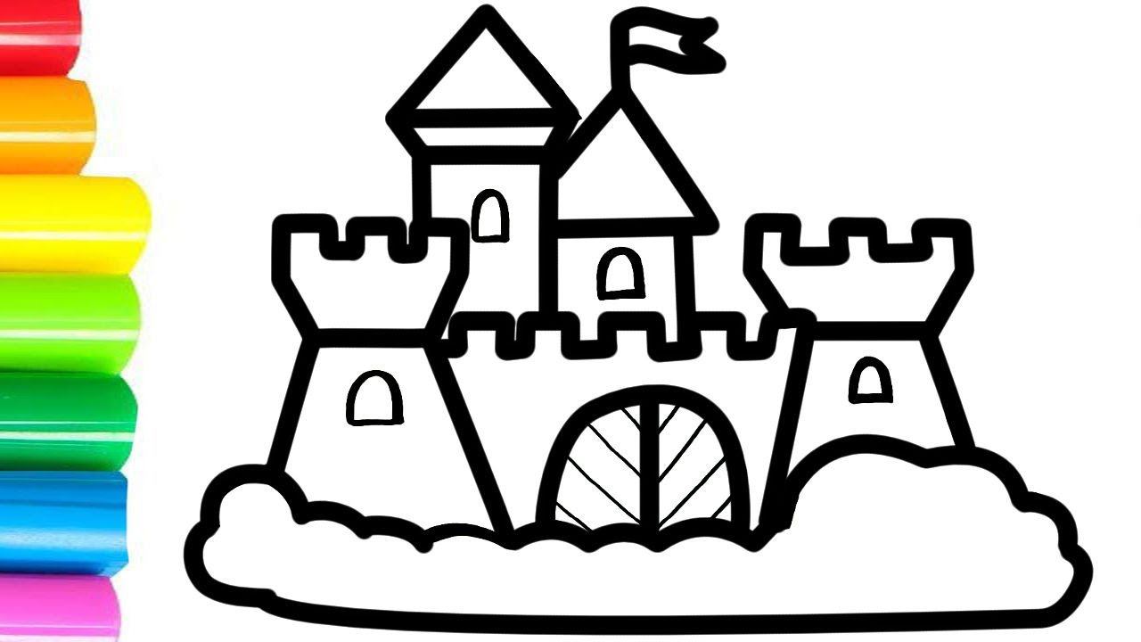 Bolalar Uchun Bulutda Saroyni Qanday Chizish Mumkin| How To Draw A Palace On A Cloud For Children