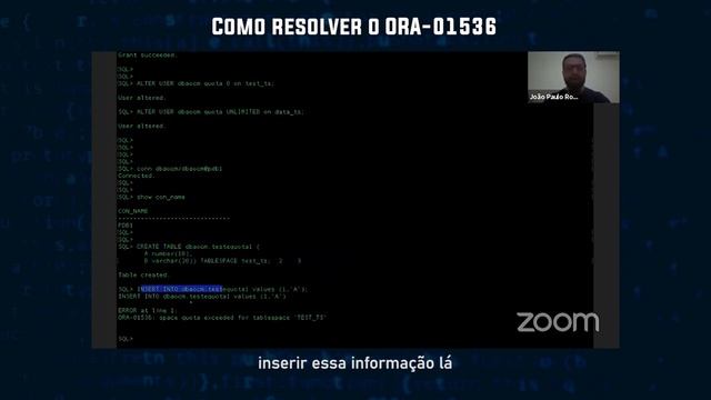 Como resolver o ORA-01536 | DBAOCM смотреть онлайн