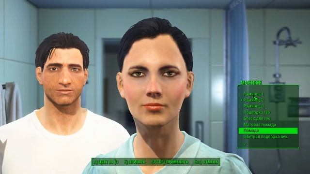 Fallout 4 Разные причёски #1 смотреть онлайн