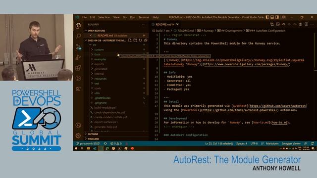 PSHSummit 2022 - AutoRest: The Module Generator by Anothony Howell смотреть онлайн