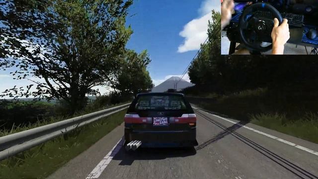 Assetto Corsa Stagea 25RS Four Drifting touge 900% G923 Stg Wheel! смотреть онлайн