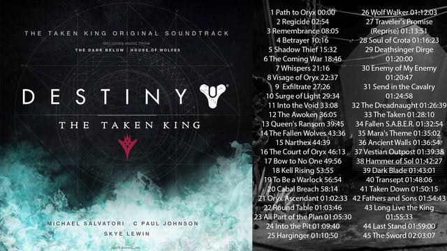 Destiny: The Taken King Original Soundtrack смотреть онлайн