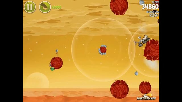 Angry Birds Space Red Planet 5-30 Space Eagle Walkthrough смотреть онлайн