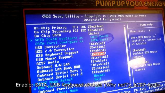 Pump It Up MK6 BIOS Setup - Gigabyte GA-8IG1000MK or GA-8IPE1000MK смотреть онлайн