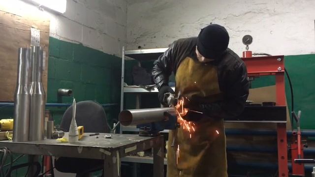 Заготовка под врезку труб (30 градусов) смотреть онлайн