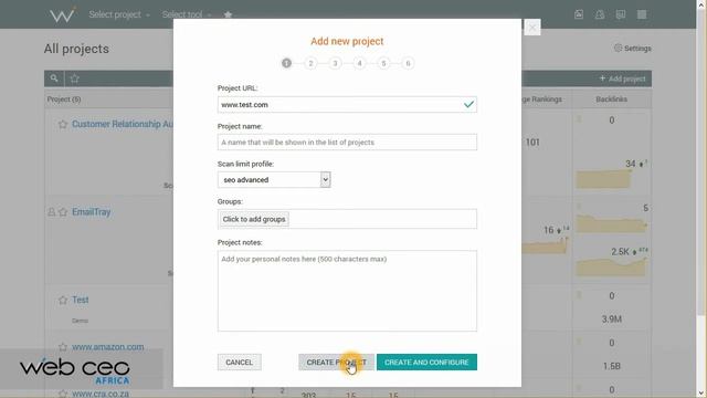 19. Web CEO Online SEO Tools - How to Add a basic project смотреть онлайн
