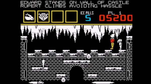 Зимние игры на zx-spectrum | winter games zx-spectrum