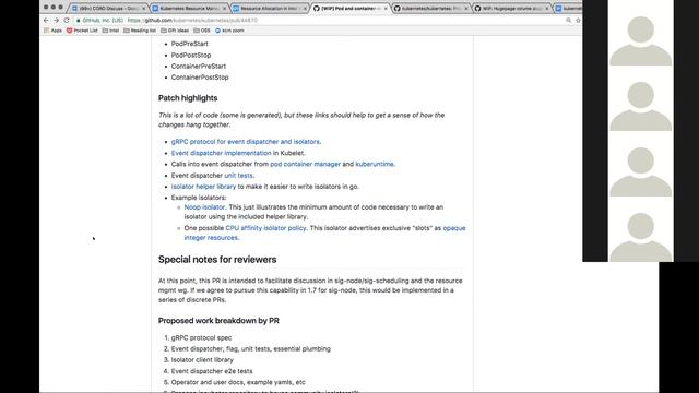 Kubernetes Resource Management WG 20170425 смотреть онлайн