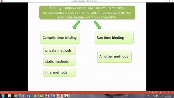 023 Урок 23 Overriding Hiding Final