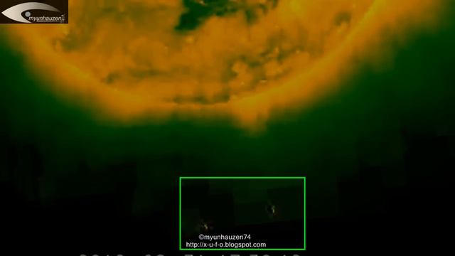 Many UFOs and anomalies near the Sun - NASA SOHO satellite images - August 31, 2012. смотреть онлайн