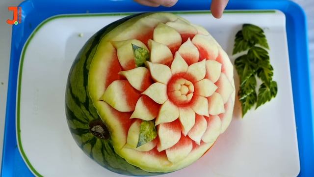 WATERMELON CARVING For PARTIES | 5 Different Ideas | Watermelon Art And Tricks