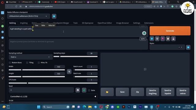 How To Install Stable Diffusion Automatic1111 With ChilloutMix Model In Google CoLab смотреть онлайн